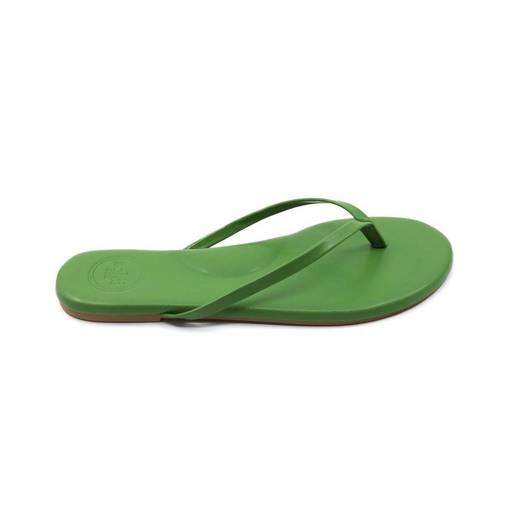 NEW SOLEI SEA women's indie classic thin strap sandal in green grass